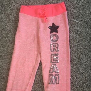 Kids light pink “dream” sweatpants